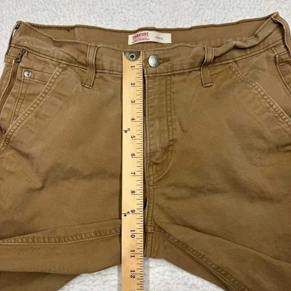 Signature Levi Strauss Athletic Fit Khaki Pants‎ Men's Size 32x34